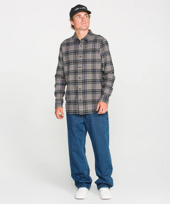 VOLCOM 男裝 CADEN PLAID LS 長袖襯衫 【2026年秋冬款】
