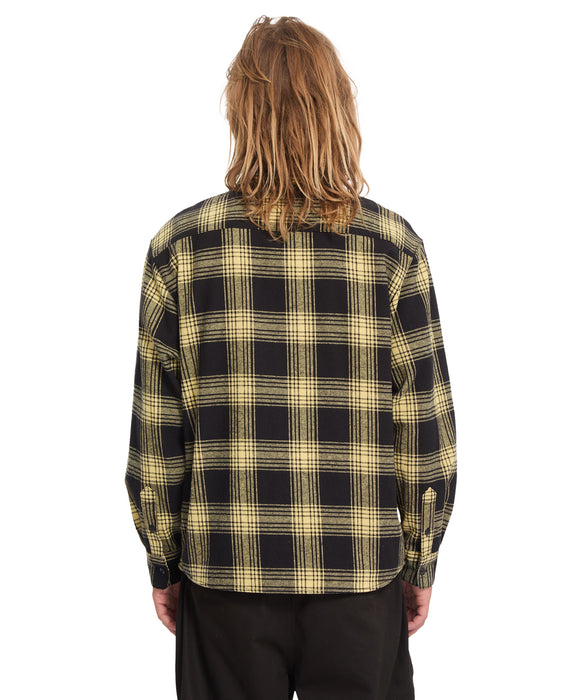 VOLCOM メンズ FA OZZY PLAID LS 長袖シャツ 【2026年秋冬モデル】 MUS / XL