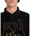 VOLCOM メンズ FA OZZY CORD LS 長袖シャツ 【2026年秋冬モデル】 BLK / XL