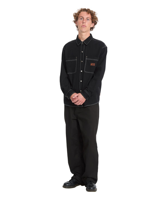 VOLCOM メンズ LEVELSTONE LS 長袖シャツ 【2026年秋冬モデル】 BCI / XL