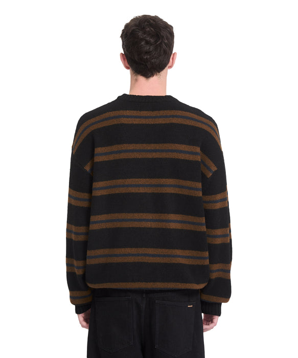 VOLCOM メンズ STRIPERSTAND SWEATER セーター 【2026年秋冬モデル】 BLK / XL