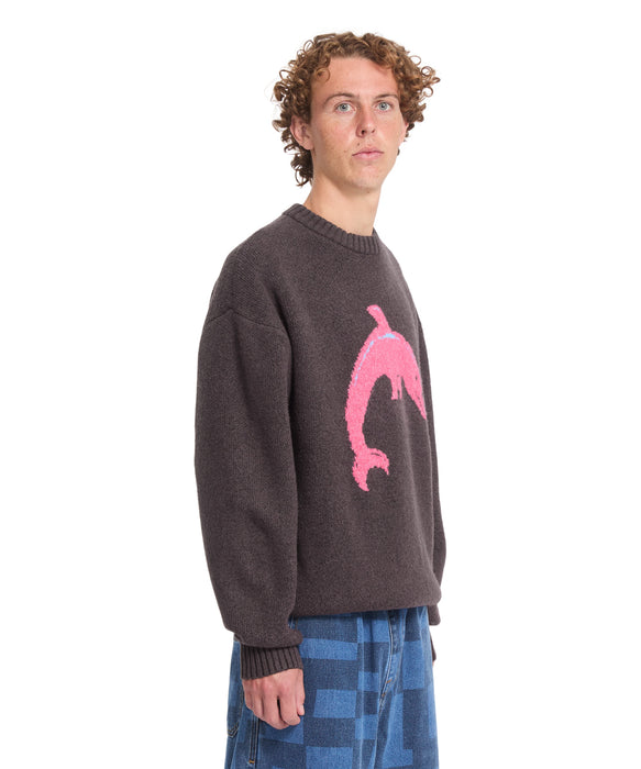 VOLCOM メンズ FA OZZY SWTR DOLPHIN セーター 【2026年秋冬モデル】 RSN / XL