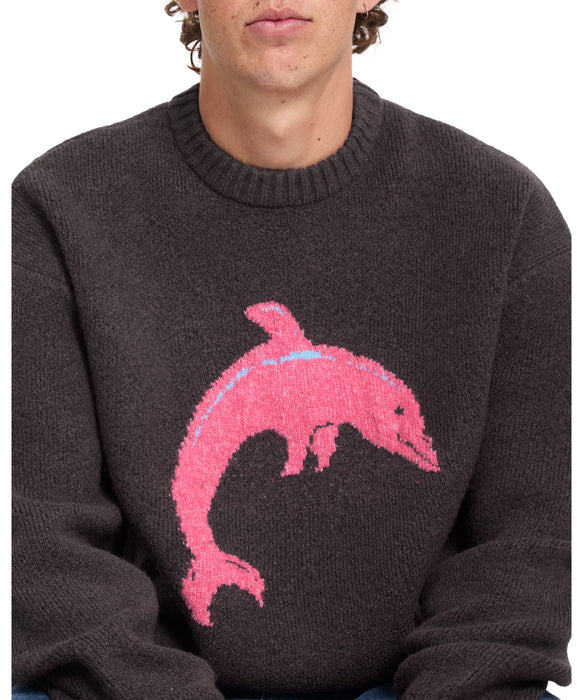 VOLCOM メンズ FA OZZY SWTR DOLPHIN セーター 【2026年秋冬モデル】 RSN / XL