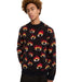 VOLCOM メンズ FA OZZY SWTR EYES セーター 【2026年秋冬モデル】 BLK / XL
