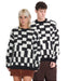 VOLCOM メンズ FA CARRAU SWTR CHECK セーター 【2026年秋冬モデル】 BLK / XL