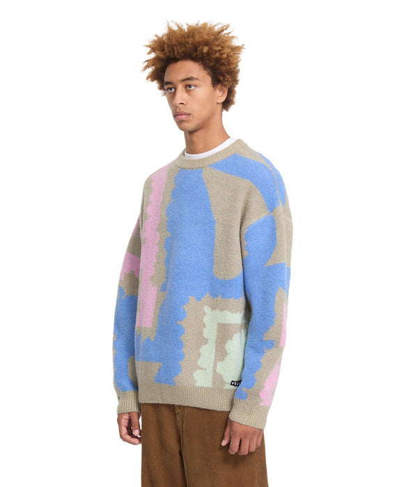 VOLCOM メンズ FA CARRAU SWEATER セーター 【2026年秋冬モデル】 MLT / XL