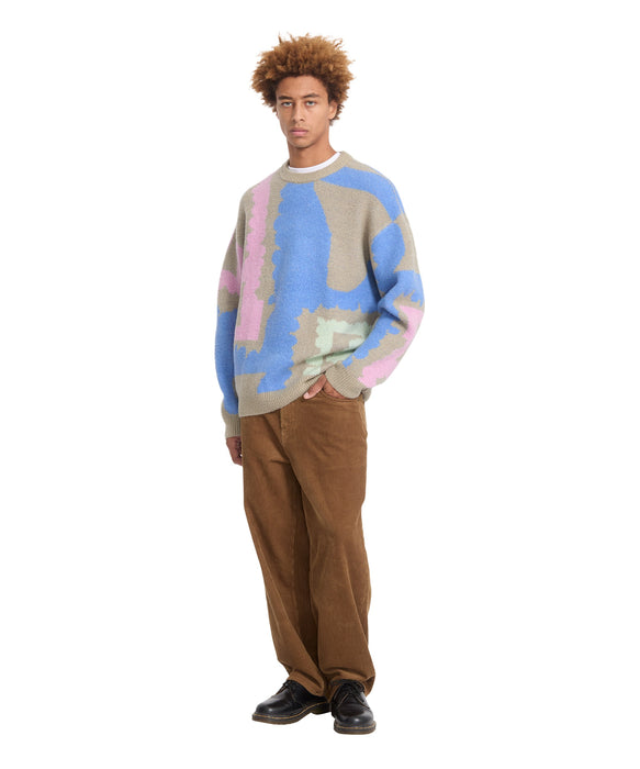 VOLCOM メンズ FA CARRAU SWEATER セーター 【2026年秋冬モデル】 MLT / XL