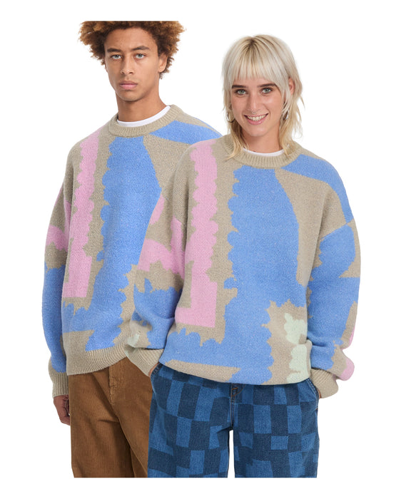 VOLCOM メンズ FA CARRAU SWEATER セーター 【2026年秋冬モデル】 MLT / XL