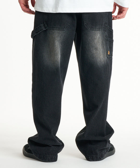 VOLCOM メンズ NILE PAINTER DENIM デニムパンツ 【2026年秋冬モデル】 BFAD / 34