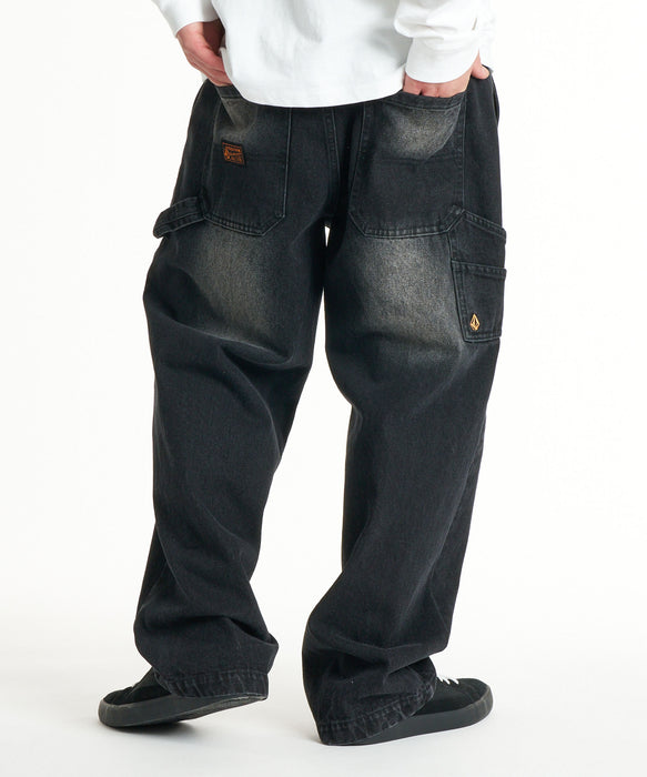 VOLCOM メンズ NILE PAINTER DENIM デニムパンツ 【2026年秋冬モデル】 BFAD / 34