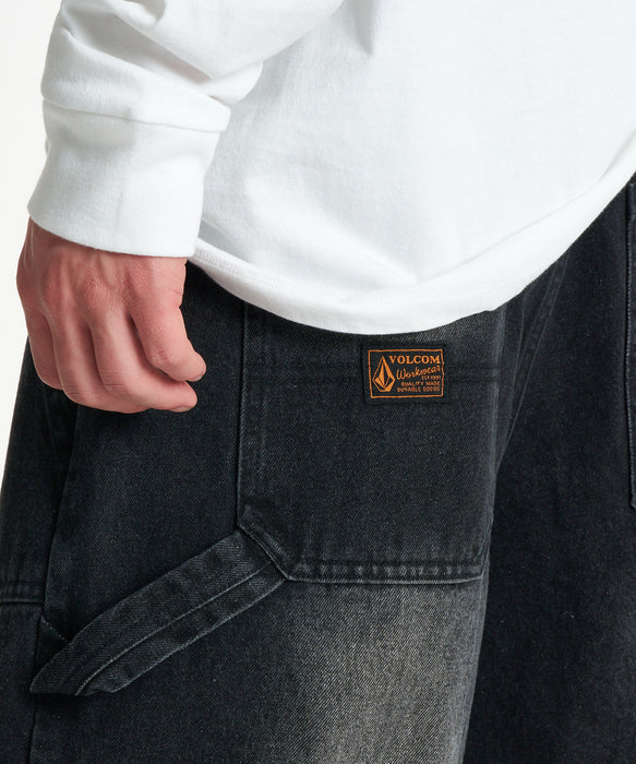 VOLCOM メンズ NILE PAINTER DENIM デニムパンツ 【2026年秋冬モデル】 BFAD / 34
