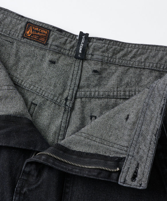 VOLCOM メンズ NILE PAINTER DENIM デニムパンツ 【2026年秋冬モデル】 BFAD / 34