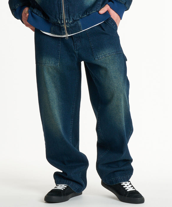VOLCOM メンズ NILE PAINTER DENIM デニムパンツ 【2026年秋冬モデル】 FAD / 34