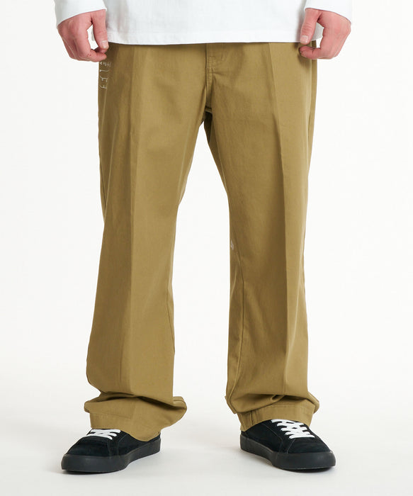VOLCOM メンズ TEX CHINO PANT ロングパンツ 【2026年秋冬モデル】 BEG / 34