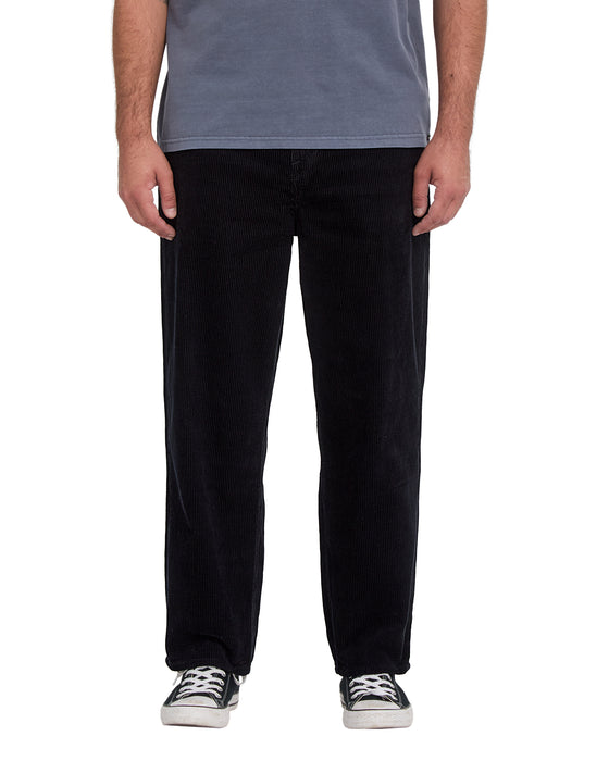 VOLCOM メンズ BILLOW TAPERED CORD PANT ロングパンツ 【2026年秋冬モデル】 BLK / 36