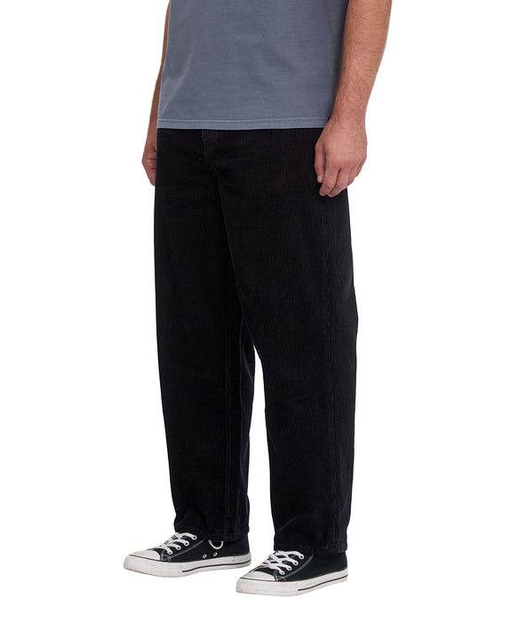 VOLCOM メンズ BILLOW TAPERED CORD PANT ロングパンツ 【2026年秋冬モデル】 BLK / 36