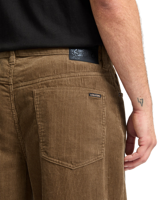 VOLCOM メンズ BILLOW TAPERED CORD PANT ロングパンツ 【2026年秋冬モデル】 ERM / 36