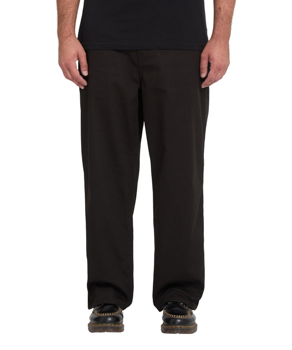 VOLCOM メンズ BILLOW PANT E ロングパンツ 【2026年秋冬モデル】 BLK / 36
