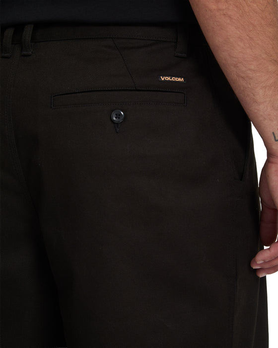 VOLCOM メンズ BILLOW PANT E ロングパンツ 【2026年秋冬モデル】 BLK / 36