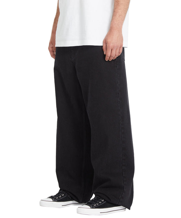 VOLCOM メンズ CHILLOW DENIM デニムパンツ 【2026年秋冬モデル】 BLK / 36