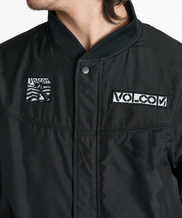 VOLCOM メンズ BAY AREA DERBY JACKET ジャケット 【2026年秋冬モデル】 BLK / XL