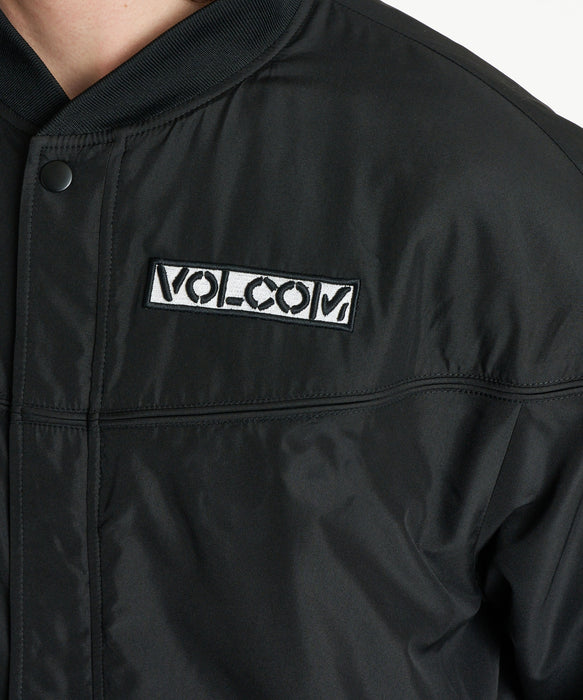 VOLCOM メンズ BAY AREA DERBY JACKET ジャケット 【2026年秋冬モデル】 BLK / XL