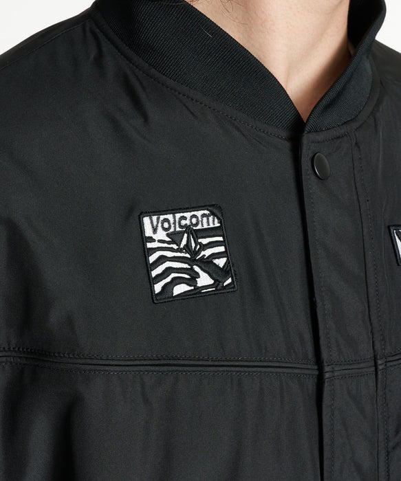 VOLCOM メンズ BAY AREA DERBY JACKET ジャケット 【2026年秋冬モデル】 BLK / XL