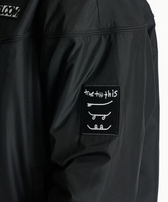 VOLCOM メンズ BAY AREA DERBY JACKET ジャケット 【2026年秋冬モデル】 BLK / XL