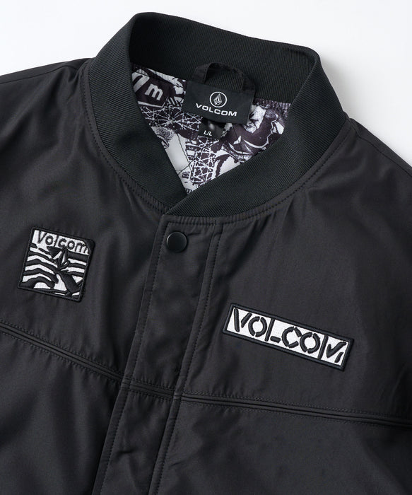 VOLCOM メンズ BAY AREA DERBY JACKET ジャケット 【2026年秋冬モデル】 BLK / XL