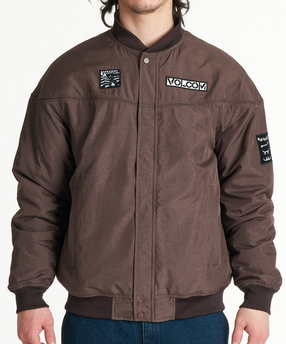 VOLCOM メンズ BAY AREA DERBY JACKET ジャケット 【2026年秋冬モデル】 BRW / XL