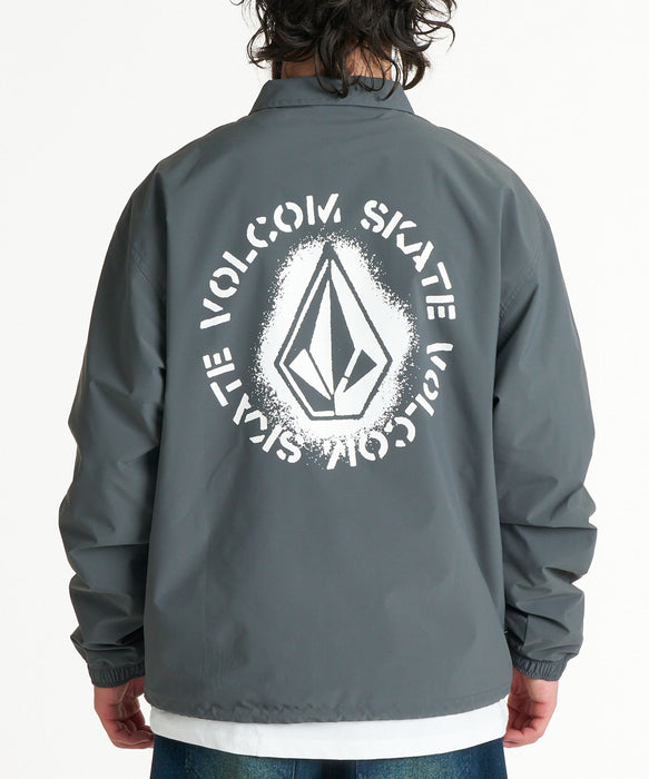 VOLCOM メンズ LONG BEACH JACKET ジャケット 【2026年秋冬モデル】 GRY / XL