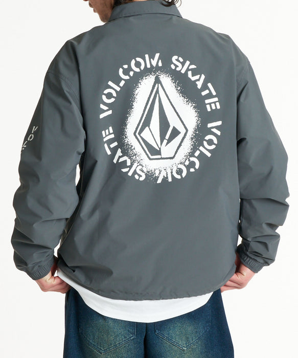 VOLCOM メンズ LONG BEACH JACKET ジャケット 【2026年秋冬モデル】 GRY / XL