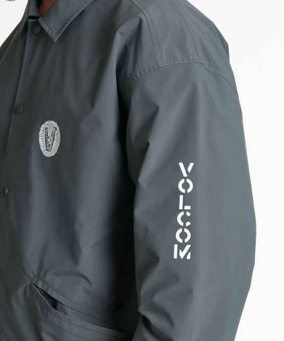VOLCOM メンズ LONG BEACH JACKET ジャケット 【2026年秋冬モデル】 GRY / XL