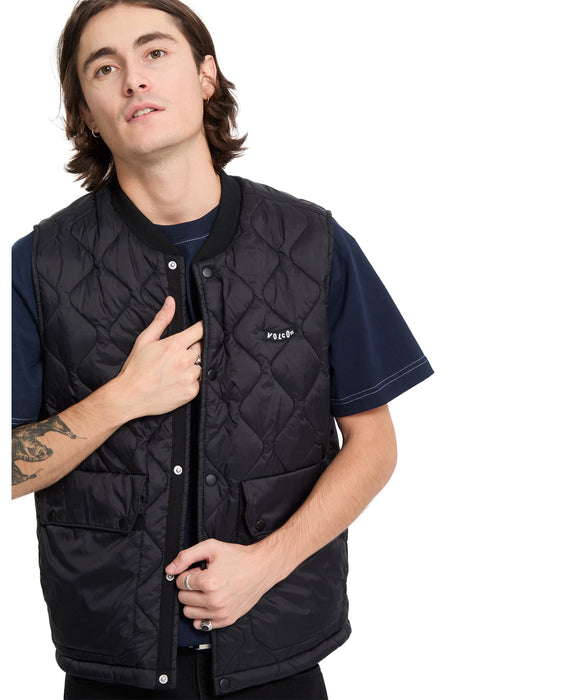 VOLCOM メンズ BOWERED VEST ベスト 【2026年秋冬モデル】 MRE / XL