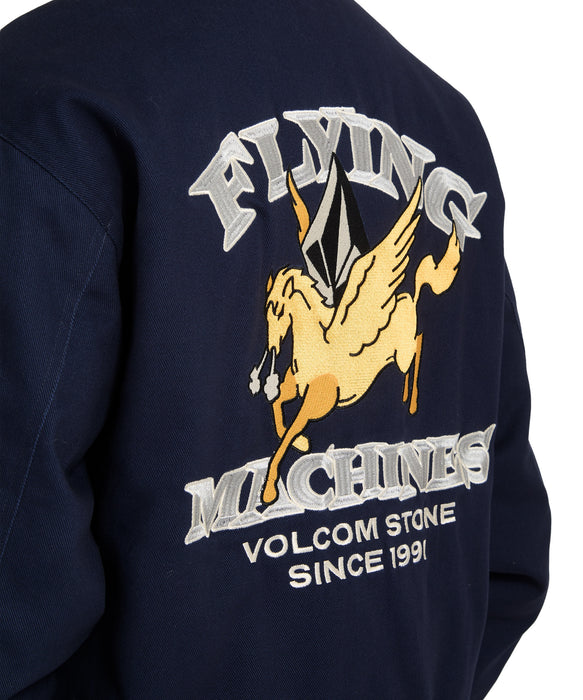 VOLCOM メンズ FLYING MACHINES JACKET ジャケット 【2026年秋冬モデル】 NVY / XL