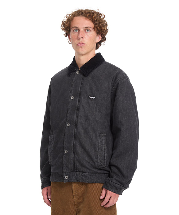 VOLCOM メンズ STONEWISH JACKET ジャケット 【2026年秋冬モデル】 BLK / XL