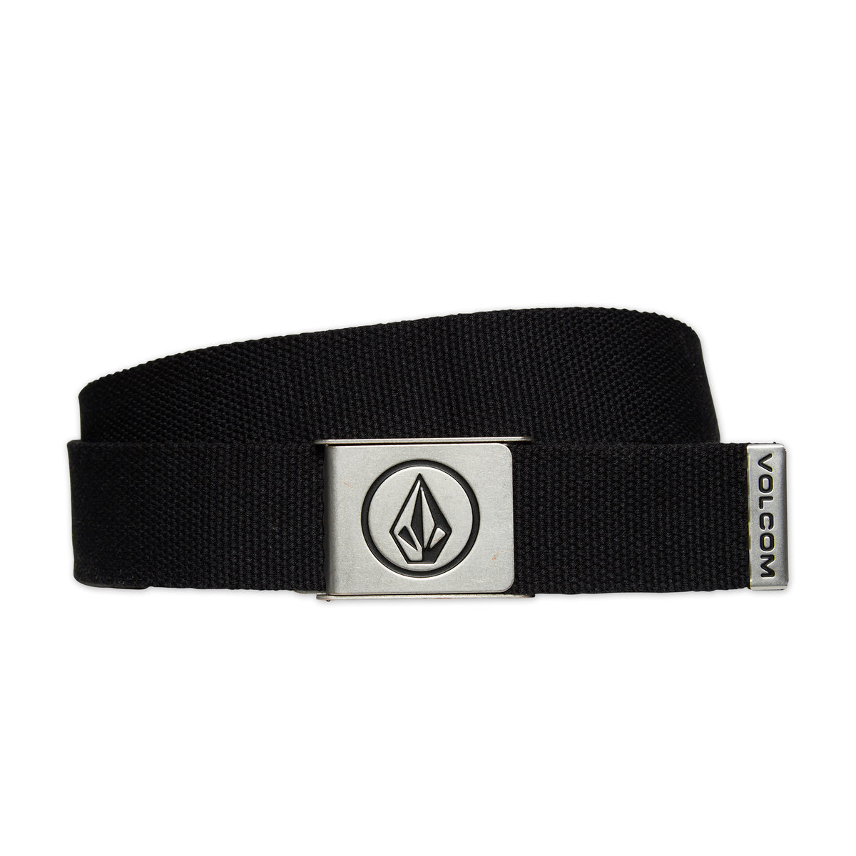 ◆ゆう様◆ ストーム 2026 ロゴベルト ブラック VOLCOM メンズ CIRCLE WEB BELT ベルト 【2026年秋冬モデル】