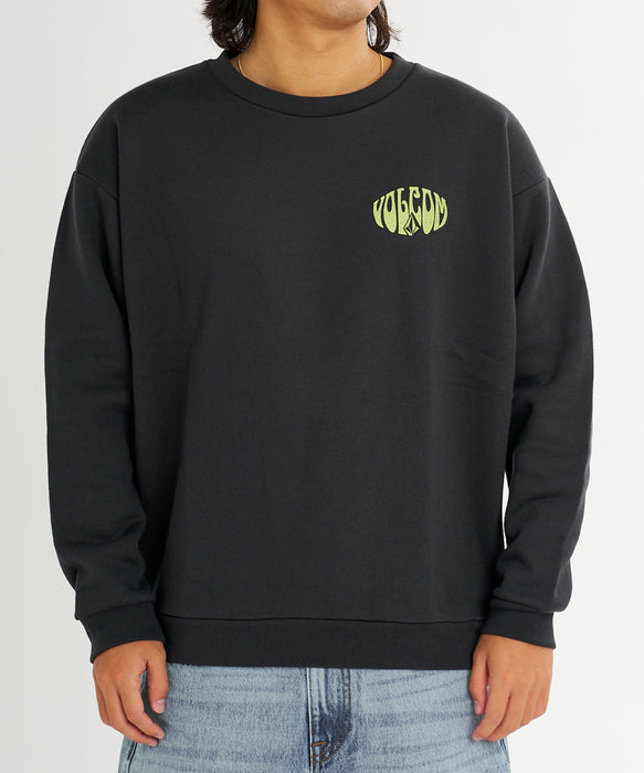 【オンライン限定】VOLCOM メンズ SOLARMAX RAGLAN CREW トレーナー 【2026年秋冬モデル】