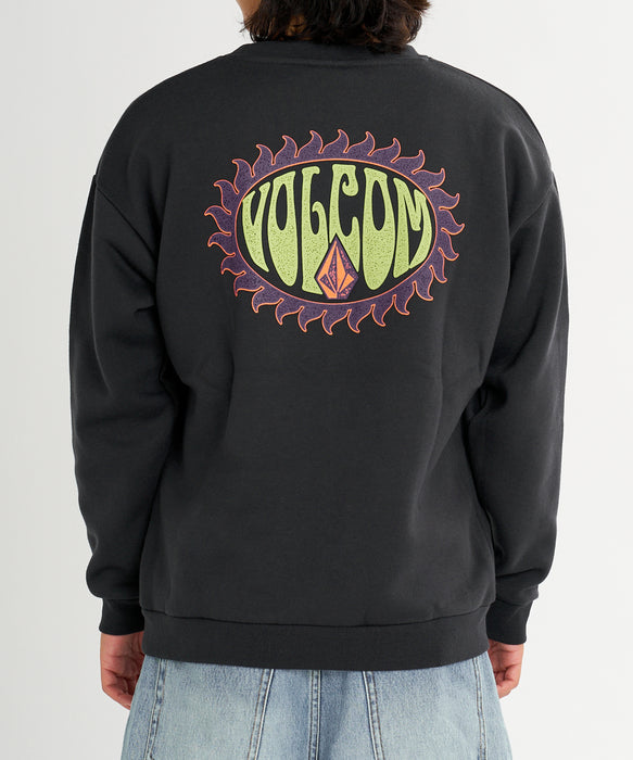 【オンライン限定】VOLCOM メンズ SOLARMAX RAGLAN CREW トレーナー 【2026年秋冬モデル】