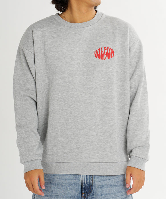 【オンライン限定】VOLCOM メンズ SOLARMAX RAGLAN CREW トレーナー 【2026年秋冬モデル】