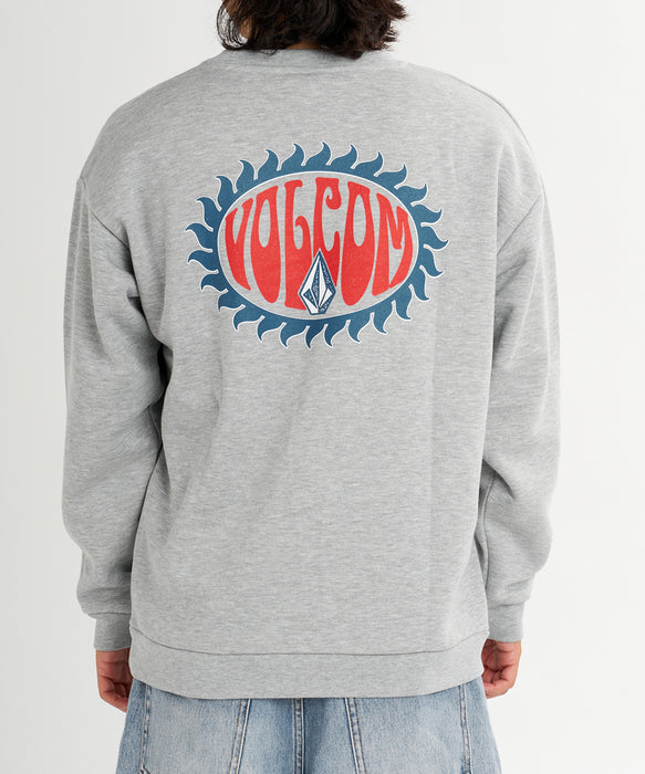 【オンライン限定】VOLCOM メンズ SOLARMAX RAGLAN CREW トレーナー 【2026年秋冬モデル】