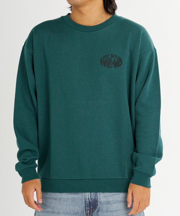 【オンライン限定】VOLCOM メンズ SOLARMAX RAGLAN CREW トレーナー 【2026年秋冬モデル】