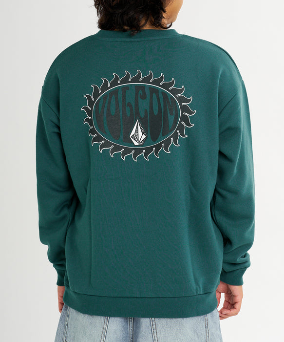 【オンライン限定】VOLCOM メンズ SOLARMAX RAGLAN CREW トレーナー 【2026年秋冬モデル】