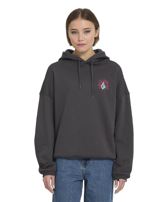 VOLCOM ウィメンズ RADICAL DAZE UP PO パーカー 【2026年秋冬モデル】 BLK / M