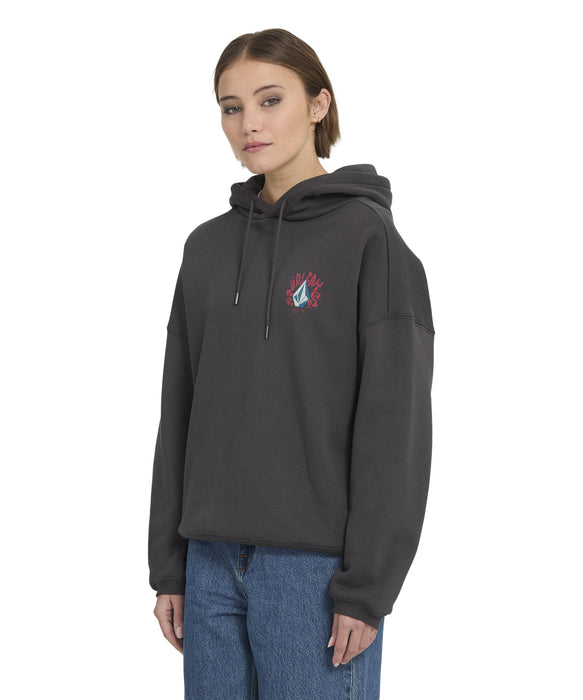 VOLCOM ウィメンズ RADICAL DAZE UP PO パーカー 【2026年秋冬モデル】 BLK / M