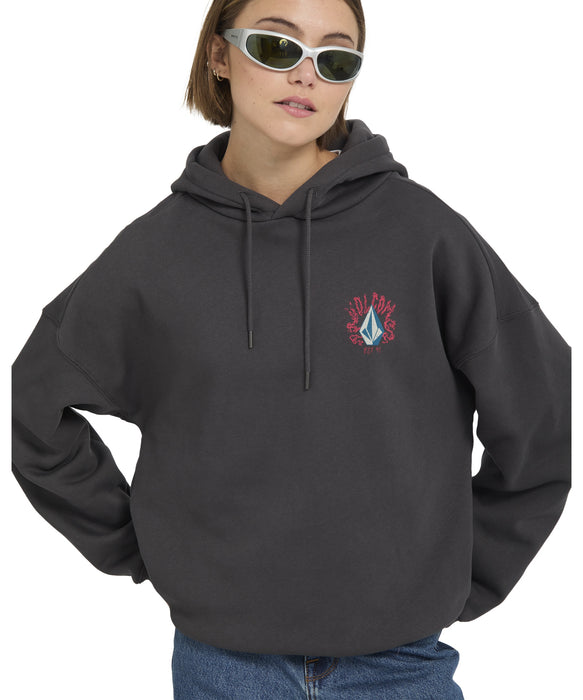 VOLCOM ウィメンズ RADICAL DAZE UP PO パーカー 【2026年秋冬モデル】 BLK / M