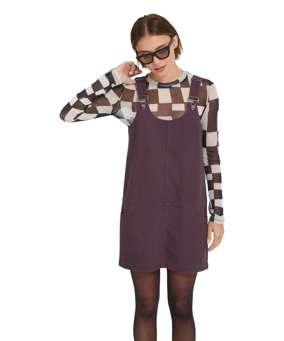 VOLCOM ウィメンズ WORKESTRA DRESS ワンピース 【2026年秋冬モデル】 RSN / L