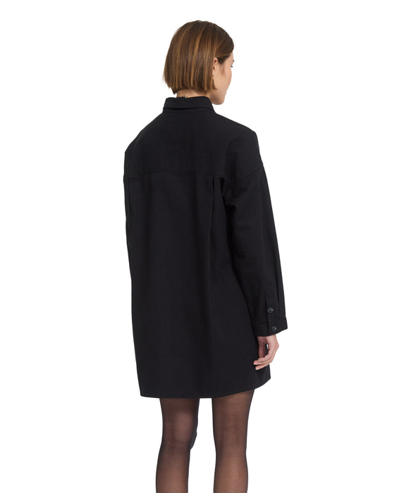 VOLCOM ウィメンズ FA OZZY DRESS 長袖シャツ 【2026年秋冬モデル】 BLK / L