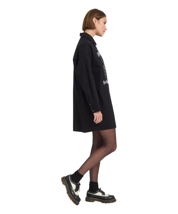 VOLCOM ウィメンズ FA OZZY DRESS 長袖シャツ 【2026年秋冬モデル】 BLK / L