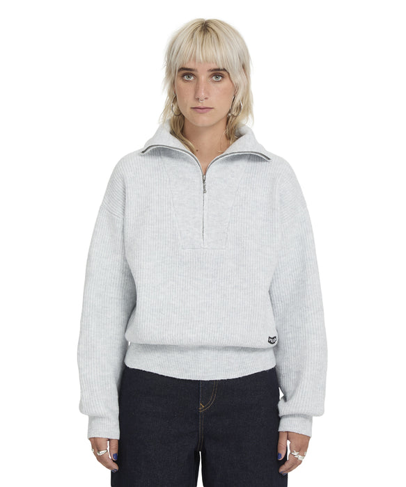 VOLCOM ウィメンズ VOLTRANE SWEATER セーター 【2026年秋冬モデル】 BNH / L